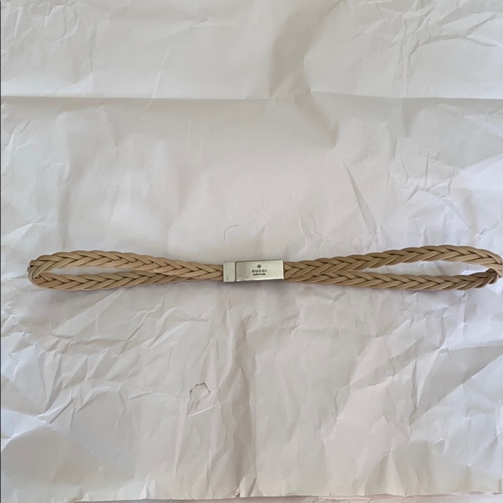Gucci Tan Buckle belt
